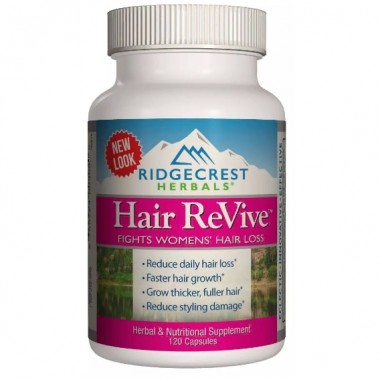 Комплекс для кожи, волос, ногтей RidgeCrest Herbals Hair ReVive 120 Caps RCH305 Комплекс для кожи, волос, ногтей RidgeCrest Herbals Hair ReVive 120 Caps RCH305
