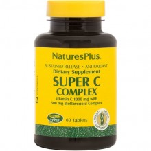 Витамин C Nature's Plus Super C Complex, 1000/500 mg 60 Tabs NTP2479 Витамин C Nature's Plus Super C Complex, 1000/500 mg 60 Tabs NTP2479