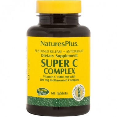 Витамин C Nature's Plus Super C Complex, 1000/500 mg 60 Tabs NTP2479