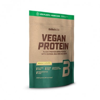 Протеин BioTechUSA Vegan Protein 2000 g /80 servings/ Banana