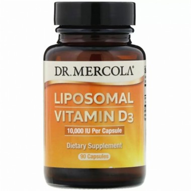 Витамин D Dr. Mercola Liposomal Vitamin D3 10000 IU 90 Caps Витамин D Dr. Mercola Liposomal Vitamin D3 10000 IU 90 Caps