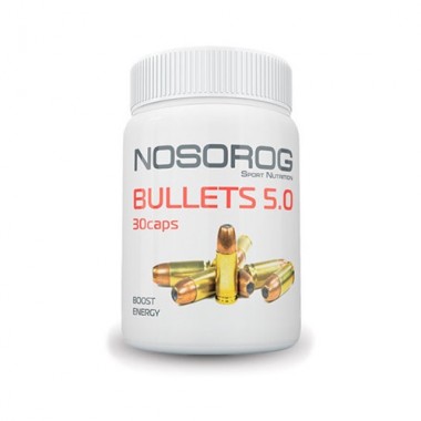 Комплекс до тренировки Nosorog Nutrition Bullets 5.0 30 Caps