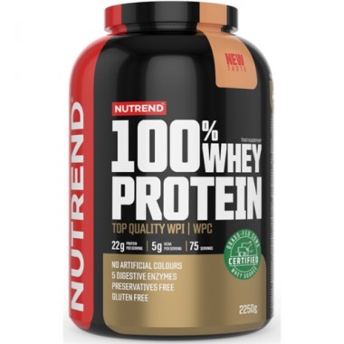 Протеин Nutrend 100% Whey Protein 2250 g /75 servings/ Caramel Latte