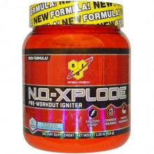 Комплекс до тренировки BSN N.O.-Xplode Pre-Workout Igniter 555 g /30 servings/ Blue Raspberry Комплекс до тренировки BSN N.O.-Xplode Pre-Workout Igniter 555 g /30 servings/ Blue Raspberry
