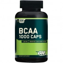 Аминокислота BCAA для спорта Optimum Nutrition BCAA 1000 Caps 200 Caps