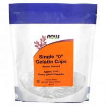 Пустые капсулы NOW Foods "0" Single Gelatin Caps 1000 Gel Caps
