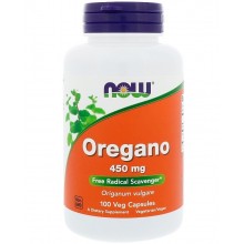 Масло Орегано NOW Foods Oregano 450 mg 100 Veg Caps