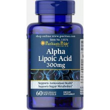 Альфа-липоевая кислота Puritan's Pride Alpha Lipoic Acid 300 mg 60 Softgels