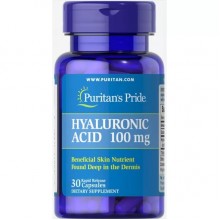 Гиалуроновая кислота Puritan's Pride Hyaluronic Acid 100 mg 30 Caps