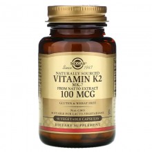 Вітамін K Solgar Vitamin K2 100 mcg 50 Veg Caps