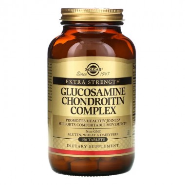 Препарат для суглобів та зв'зок Solgar Glucosamine Chondroitin Complex Extra Strength 150 Tabs