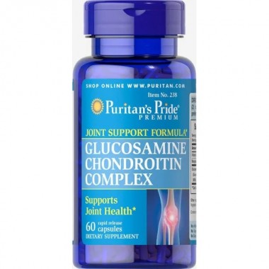 Препарат для суглобів та зв'зок Puritan's Pride Glucosamine Chondroitin Complex 60 Caps