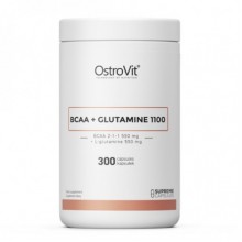 Амінокислота BCAA для спорту OstroVit BCAA + Glutamine 1100 mg 300 Caps