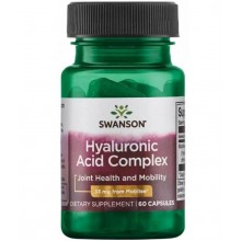 Гіалуронова кислота Swanson Hyaluronic Acid Complex 33 mg 60 Caps