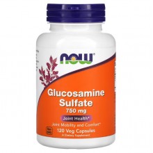 Препарат для суглобів та зв'зок NOW Foods Glucosamine Sulfate 750 mg 120 Veg Caps