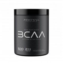 Амінокислота BCAA для спорту Powerful Progress BCAA 2:1:1 + Glutamine 500 g /50 servings/ Lemon Lime