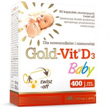 Вітамін D для спорту Olimp Nutrition Gold-Vit D3 Baby 60 Caps