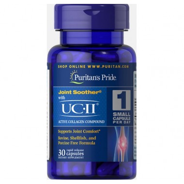 Колаген Puritan's Pride UC-II® 40 mg Active Collagen Compound 30 Caps