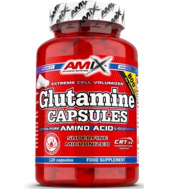 Глютамін для спорту Amix Nutrition L-Glutamine 800 mg 120 Caps