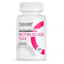 Вітамін B для спорту OstroVit Biotin 10000 Max 60 Tabs