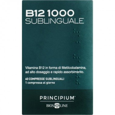 Вітамін Б12 Bios Line Principium B12 1000 Sublingual 60 Tabs