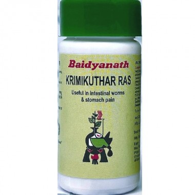 Антипаразитарний препарат Baidyanath Krimikuthar Ras 80 Tabs