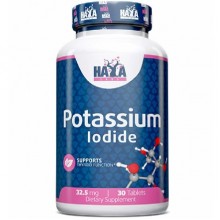 Мікроелемент Калій Haya Labs Potassium Iodide 32,5 mg 30 Tabs