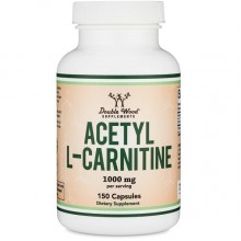 Комплекс Ацетил/Карнітін Double Wood Acetyl L-Carnitine 1000 mg (2 caps per serving) 150 Caps