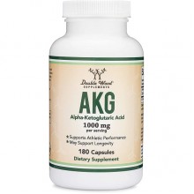 Антиоксидант Double Wood Alpha-Ketoglutaric Acid (AKG) 1000 mg (2 caps per serving) 180 Caps