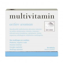 Вітамінно-мінеральний комплекс для жінок New Nordic Multivitamin active women 90 Tabs