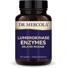 Комплекс для профілактики тиску та кровообігу Dr. Mercola Lumbrokinase Enzymes 30 Caps