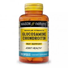 Препарат для суставов и связок Mason Natural Glucosamine Chondroitin Regular Strength 100 Caps