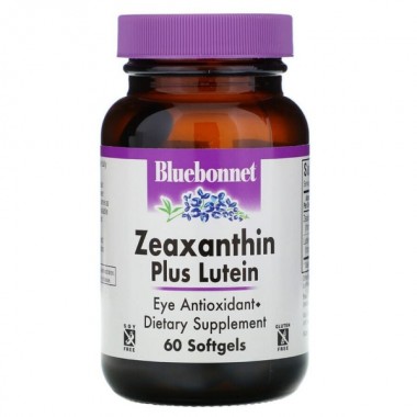 Лютеїн Bluebonnet Nutrition Zeaxanthin Plus Lutein 60 Softgels