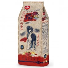 Alice Professionall Premium Puppy&Junior Beef&Rice яловичина та рис. Преміальний корм для цуценят (28/14), 17 кг