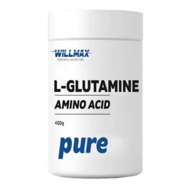 Глютамин для спорта Willmax L-Glutamine 400 g /80 servings/ Pure