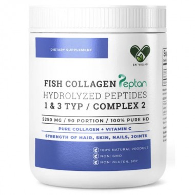 Колаген En`vie Lab Fish Collagen Complex 2 (1&3 TYPE) 474 g /90 servings/ Pure