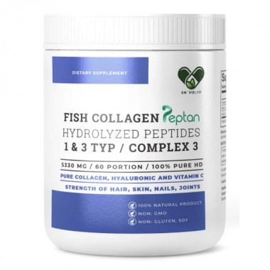 Колаген En`vie Lab Fish Collagen Complex 3 (1&3 TYPE) 320 g /60 servings/ Pure