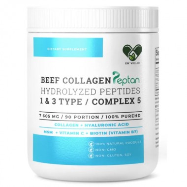 Колаген En`vie Lab Beef Collagen Complex 5 (1&3 TYPE) 685 g /90 servings/ Pure