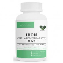 Мікроелемент Залізо En`vie Lab Iron (chelated fumarate) 36 mg 100 Caps