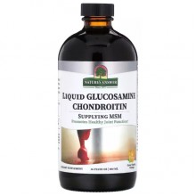 Препарат для суглобів та зв'зок Nature's Answer Liquid Glucosamine Chondroitin 480 ml /32 servings/ Orange