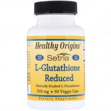 Глутатіон Healthy Origins L-Glutathione Setria 500 mg 60 Veg Caps