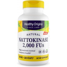 Комплекс для профілактики тиску та кровообігу Healthy Origins Nattokinase 100 mg 180 Caps