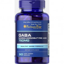 Амінокомплекс Puritan's Pride GABA (Gamma Aminobutyric Acid) 750 mg 90 Caps