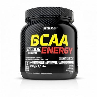 Амінокислота BCAA для спорту Olimp Nutrition BCAA Xplode Energy 500 g /75 servings/ Fruit Punch