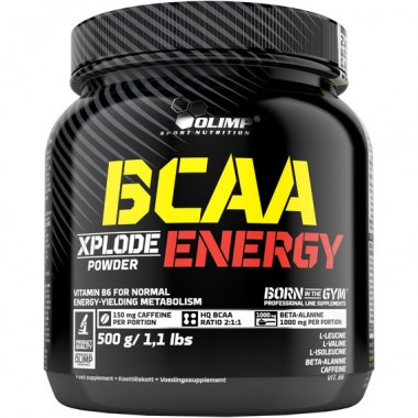 Амінокислота BCAA для спорту Olimp Nutrition BCAA Xplode Energy 500 g /75 servings/ Cola