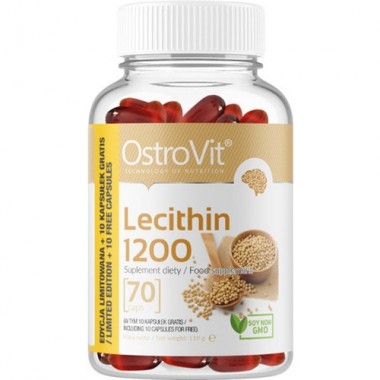 Лецитин для спорта OstroVit Lecithin 1200 70 Caps