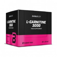 Жироспалювач для спорту BioTechUSA L-Carnitine 3000 20 х 25 ml Lemon