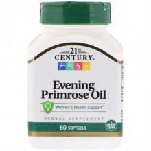 Олія вечірньої примули 21st Century Evening Primrose Oil 60 Softgels CEN-21828