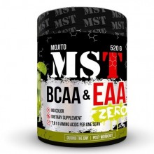 Амінокомплекс для спорту MST Nutrition BCAA & EAA Zero 520 g /40 servings/ Mojito