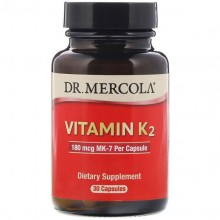 Вітамін K Dr. Mercola Vitamin K2 180 mcg 30 Caps MCL-01194